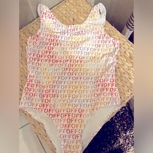 Off White One piece swimsuit